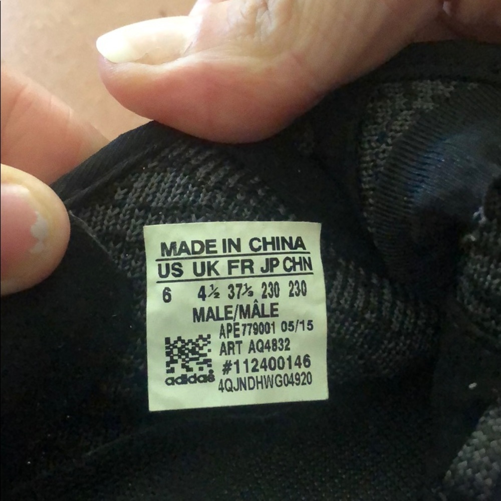 adidas Black Athletic Shoes - Picture 5 of 5